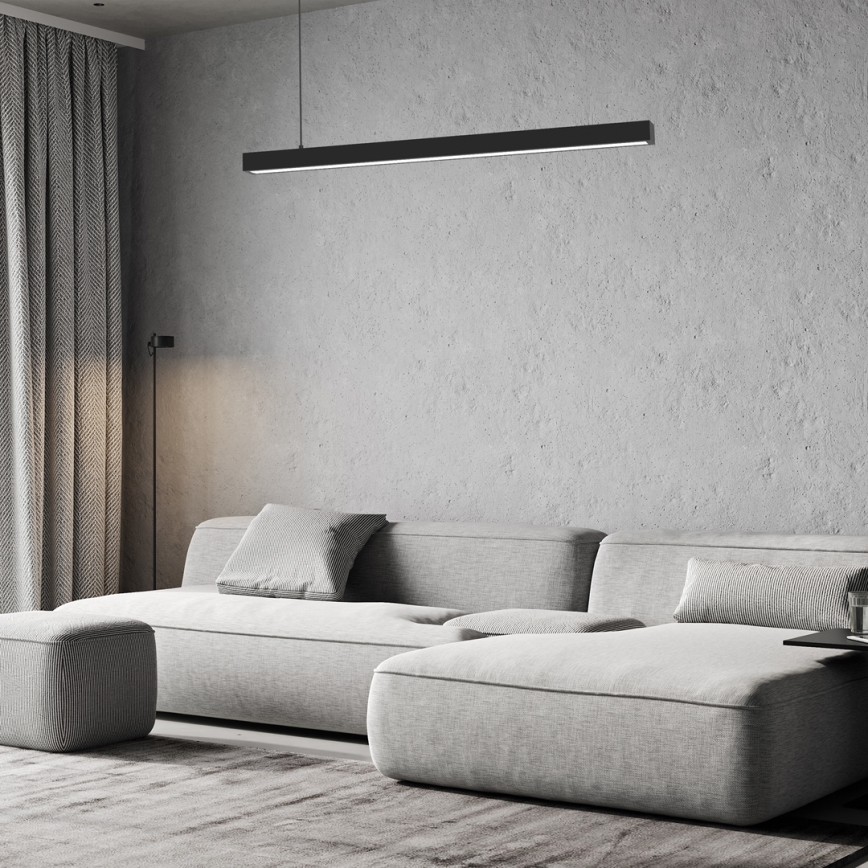 Φωτιστικό οροφής με καλώδιο LUNGO T8 1xG13/18W/230V μαύρο