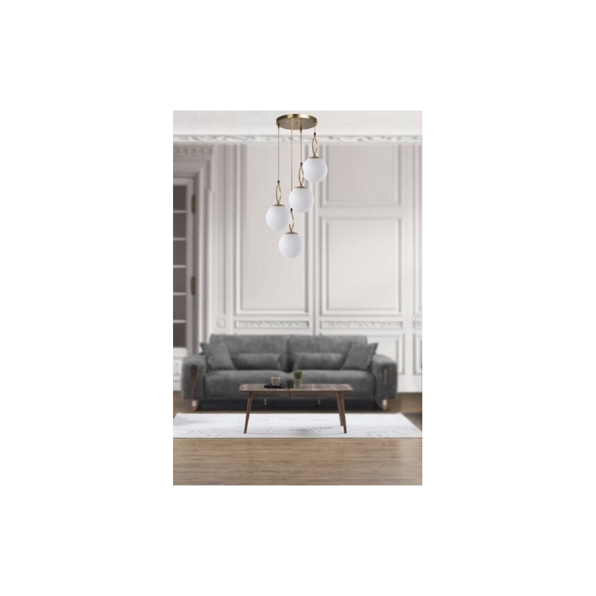 Φωτιστικό οροφής με καλώδιο MORINO 4xE27/60W/230V