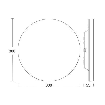 Steinel 067717 - Φωτιστικό οροφής LED Dimmable με αισθητήρα RS PRO R10 PLUS SC 8,5W/230V IP40 3000K