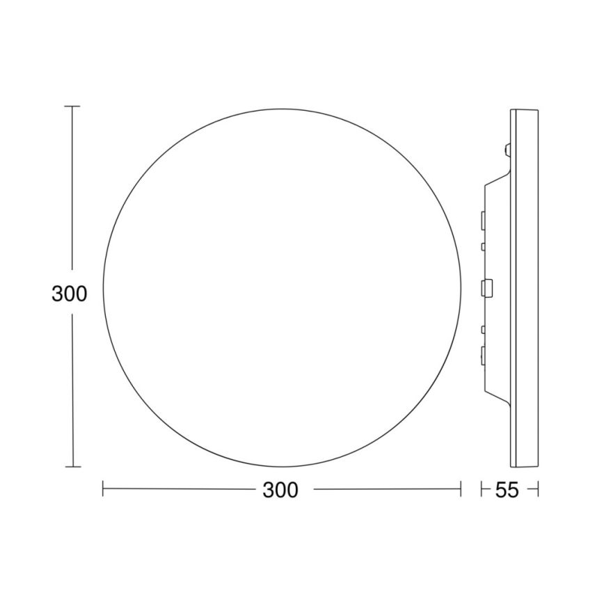 Steinel 067717 - Φωτιστικό οροφής LED Dimmable με αισθητήρα RS PRO R10 PLUS SC 8,5W/230V IP40 3000K