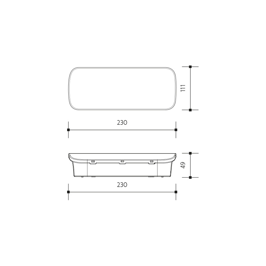 Φωτιστικό ασφαλείας LED VIRGO EVO LED/1W/230V 6000K IP65