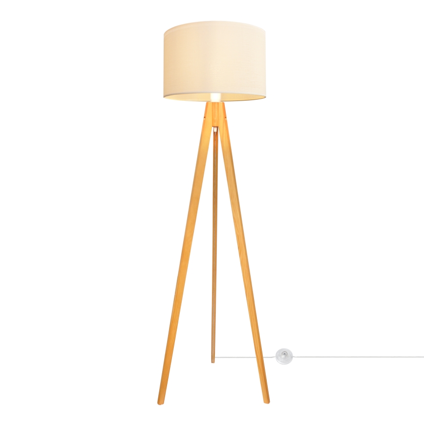 Φωτιστικό δαπέδου ALBA 1xE27/15W/230V κρεμ/δρυς
