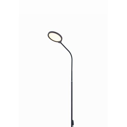 Φωτιστικό δαπέδου LED Dimmable 2σε1 LED/10W/230V 3000-4500-6500K μαύρο