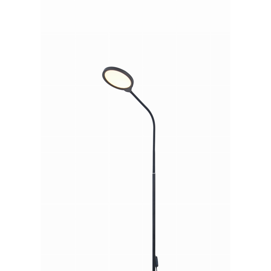 Φωτιστικό δαπέδου LED Dimmable 2σε1 LED/10W/230V 3000-4500-6500K μαύρο
