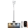 Φωτιστικό δαπέδου LED Dimmable LED/50W/230V 3000-6500K γκρι + τηλεχειριστήριο