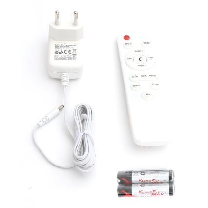Φωτιστικό δαπέδου LED Dimmable LED/9W/230V 3000-6500K λευκό + τηλεχειριστήριο