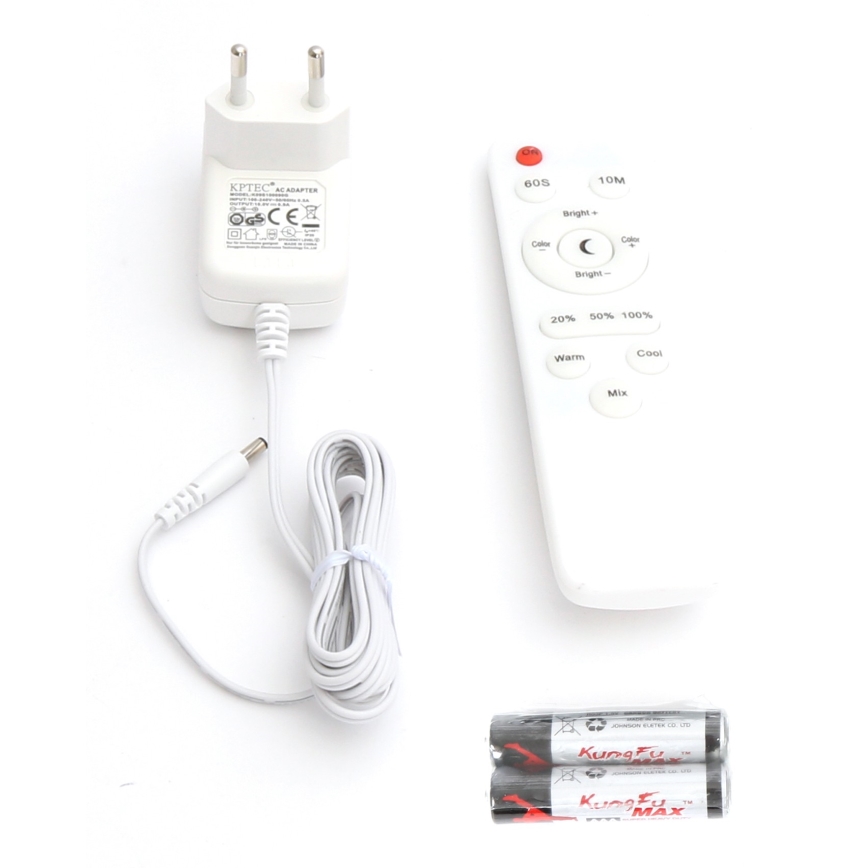 Φωτιστικό δαπέδου LED Dimmable LED/9W/230V 3000-6500K λευκό + τηλεχειριστήριο
