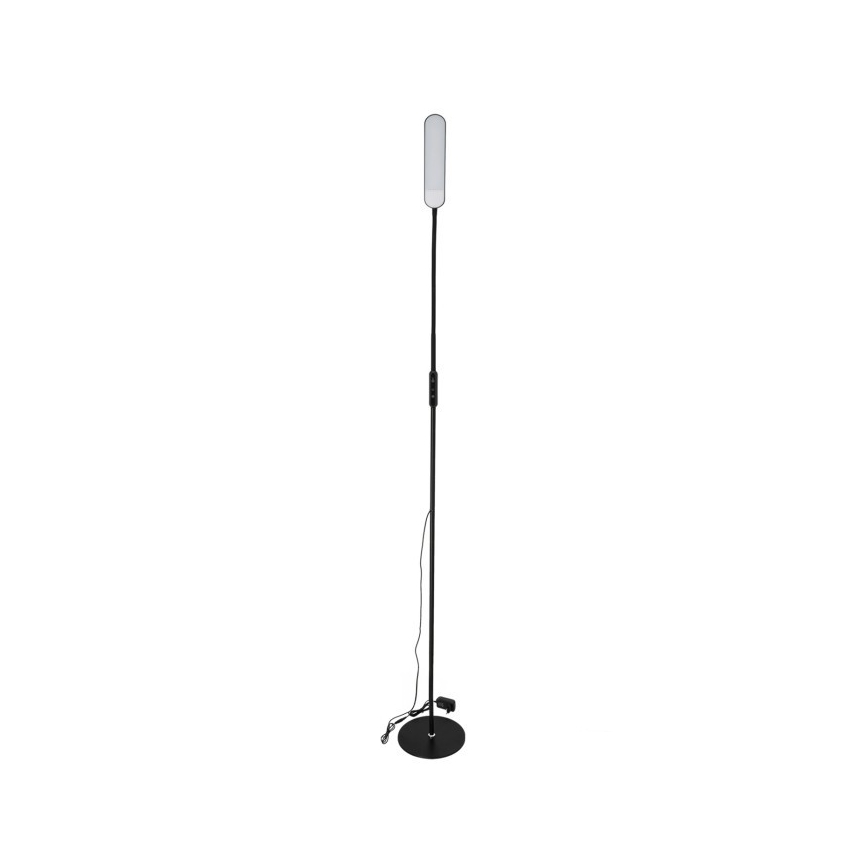 Φωτιστικό δαπέδου LED Dimmable TEILO LED/10W/230V 3000/4000/6500K μαύρο + τηλεχειριστήριο