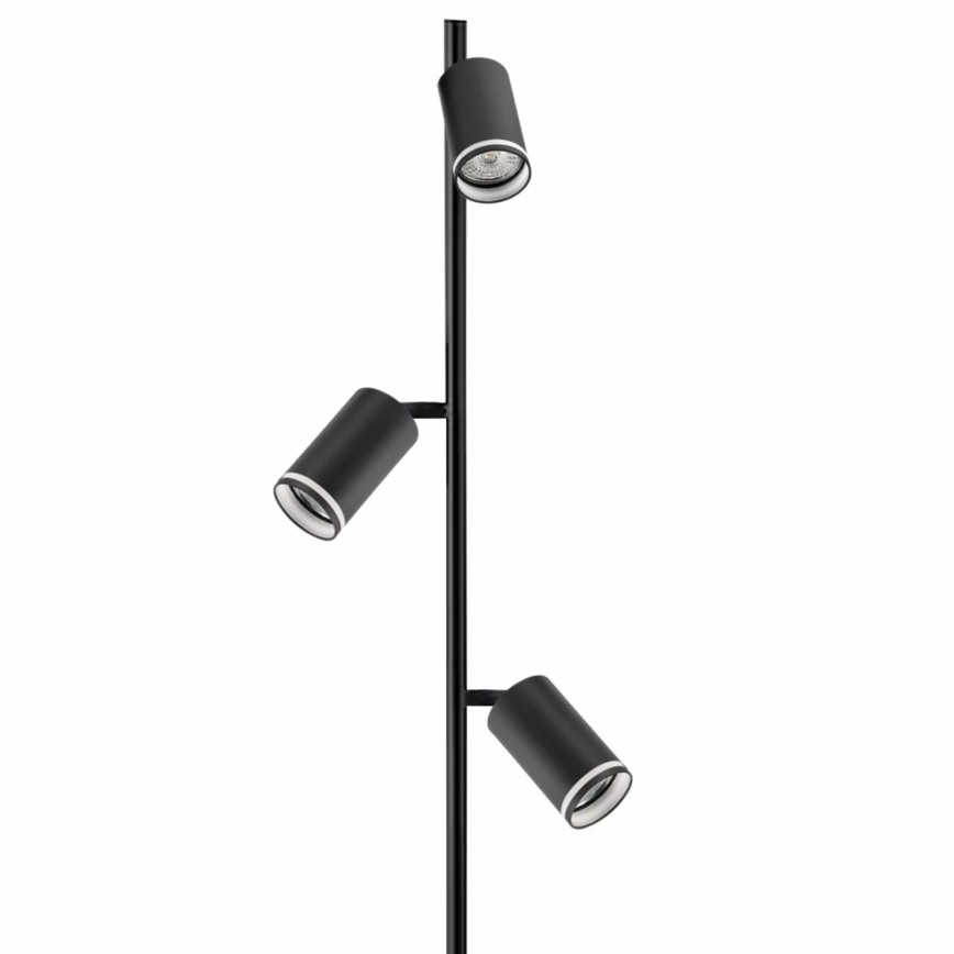 Φωτιστικό δαπέδου PARIS 3xGU10/12W/230V μαύρο