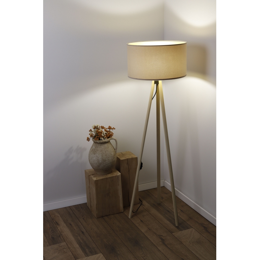 Φωτιστικό δαπέδου STANDART 1xE27/60W/230V μπεζ