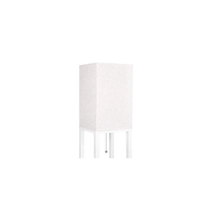 Φωτιστικό δαπέδου με ράφια 1xE27/60W/230V λευκό