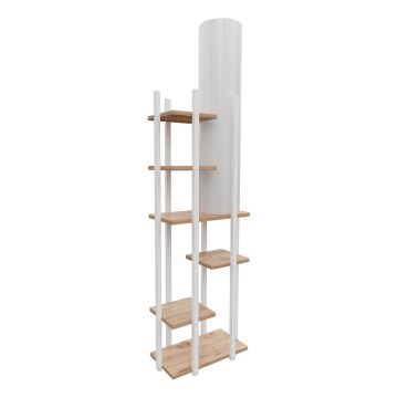 Φωτιστικό δαπέδου με ράφια VOGUE 1xE27/40W/230V 160 cm λευκό