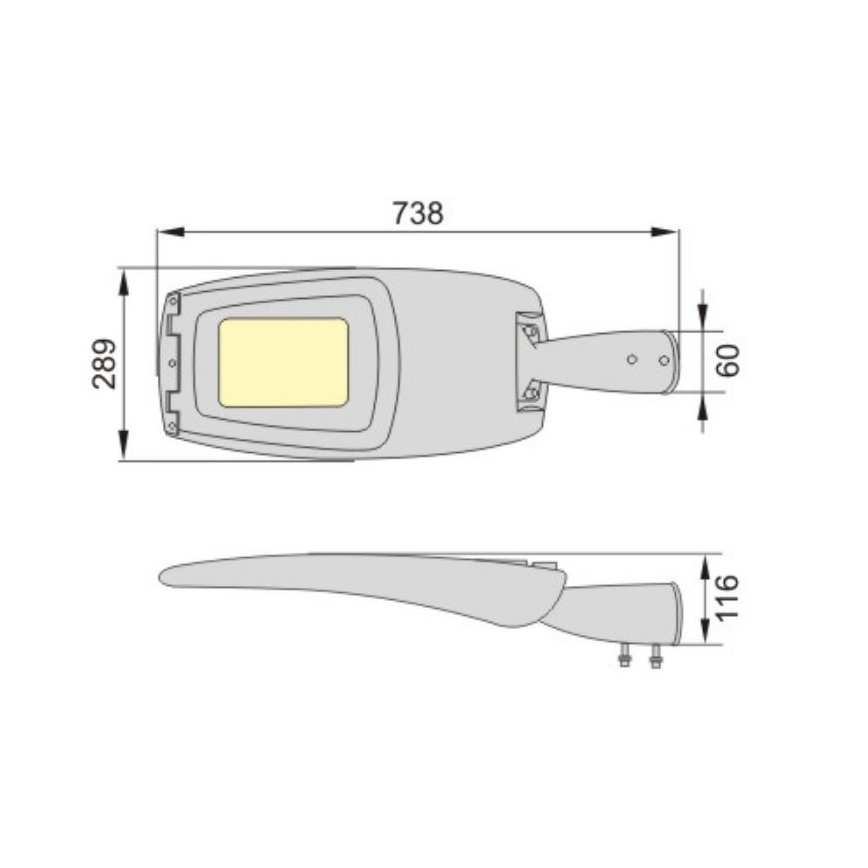 Φωτιστικό δρόμου LED ADQUEN PLUS LED/100W/230V IP66