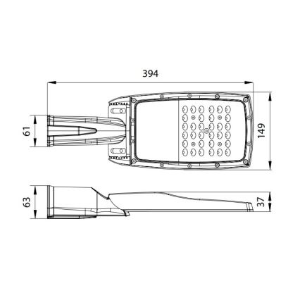 Φωτιστικό δρόμου LED NOVUM PLUS LED/50W/230V IP65