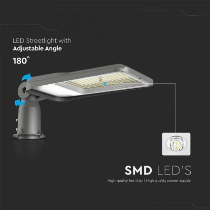 Φωτιστικό δρόμου LED SAMSUNG CHIP LED/100W/230V 6500K IP65