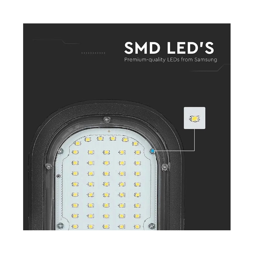 Φωτιστικό δρόμου LED SAMSUNG CHIP LED/50W/230V 6400K IP65