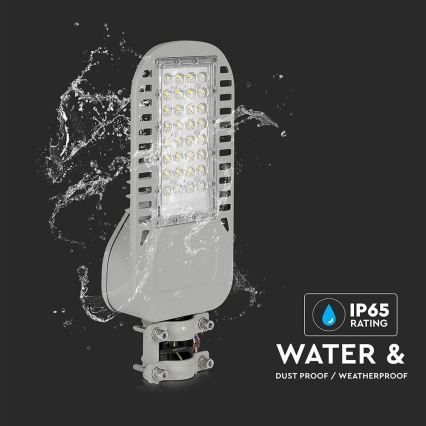 Φωτιστικό δρόμου LED SAMSUNG CHIP LED/50W/230V 6500K γκρι