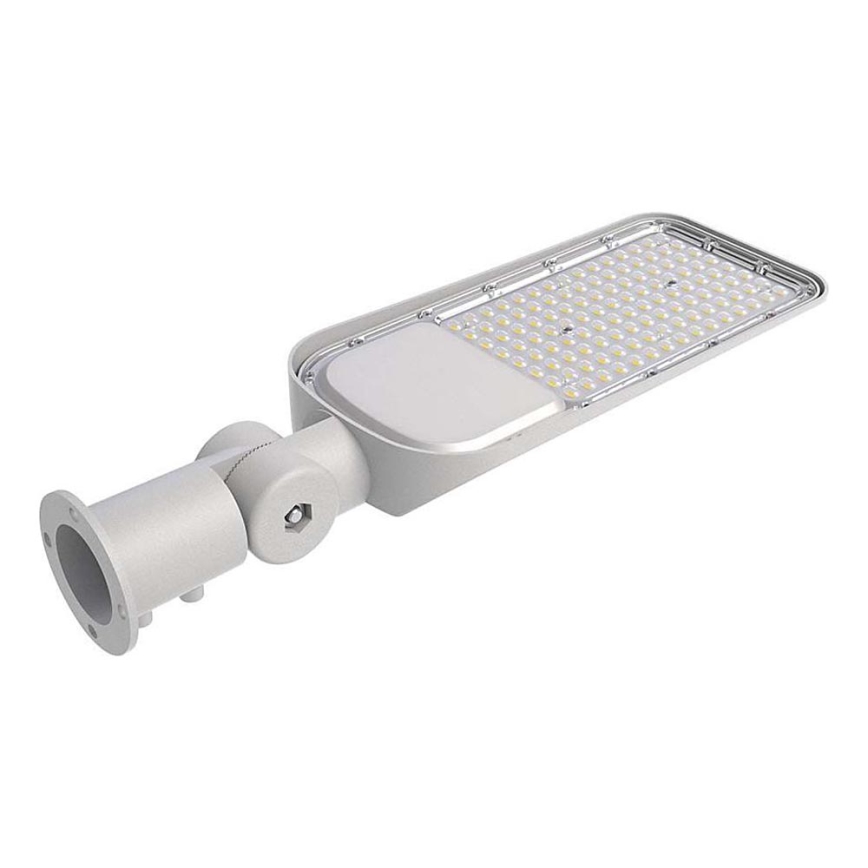 Φωτιστικό δρόμου LED με αισθητήρα λυκόφωτος SAMSUNG CHIP LED/100W/230V 6500K IP65 γκρι