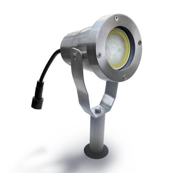 Φωτιστικό εξωτερικού χώρου LED EASY CONNECT 1xGU10/4W/230V IP67 ματ χρώμιο