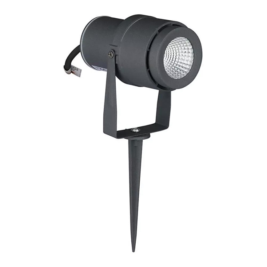 Φωτιστικό εξωτερικού χώρου LED LED/12W/100-240V IP65 γκρι - πράσινο φως