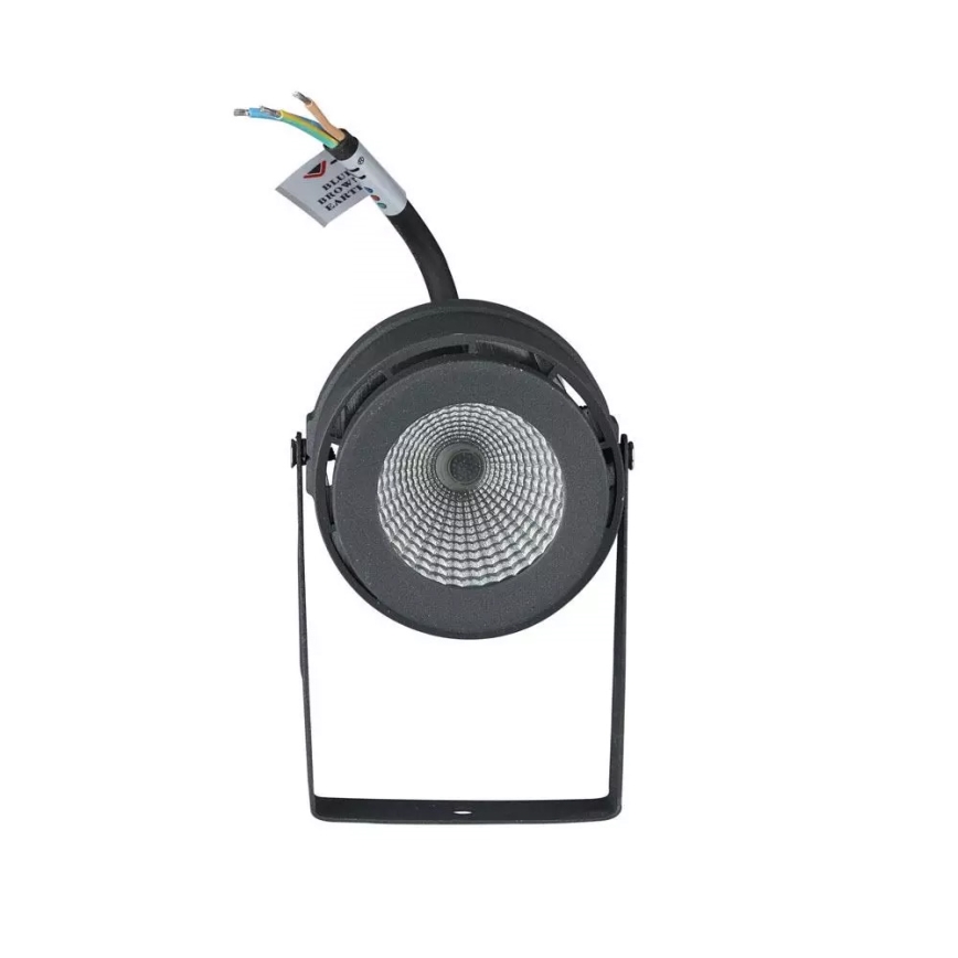 Φωτιστικό εξωτερικού χώρου LED LED/12W/100-240V IP65 γκρι - πράσινο φως
