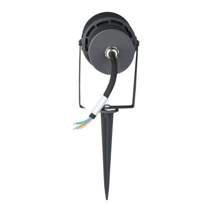 Φωτιστικό εξωτερικού χώρου LED LED/12W/100-240V IP65 γκρι - πράσινο φως