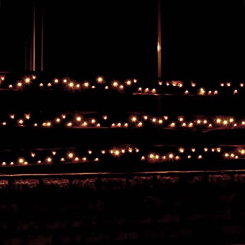 Φωτιστικό εξωτερικού χώρου LED λαμπάκια 70m 1000xLED/0,06W/230V θερμό λευκό IP44