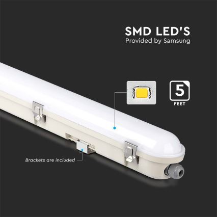 Φωτιστικό εργασίας φθορίου LED with emergency module EMERGENCY LED/48W/230V 4000K 150cm IP65