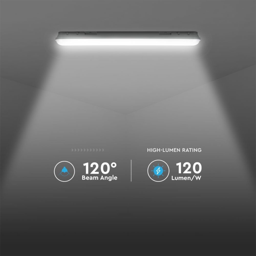 Φωτιστικό εργασίας φθορίου LED with emergency module EMERGENCY LED/48W/230V 4000K 150cm IP65
