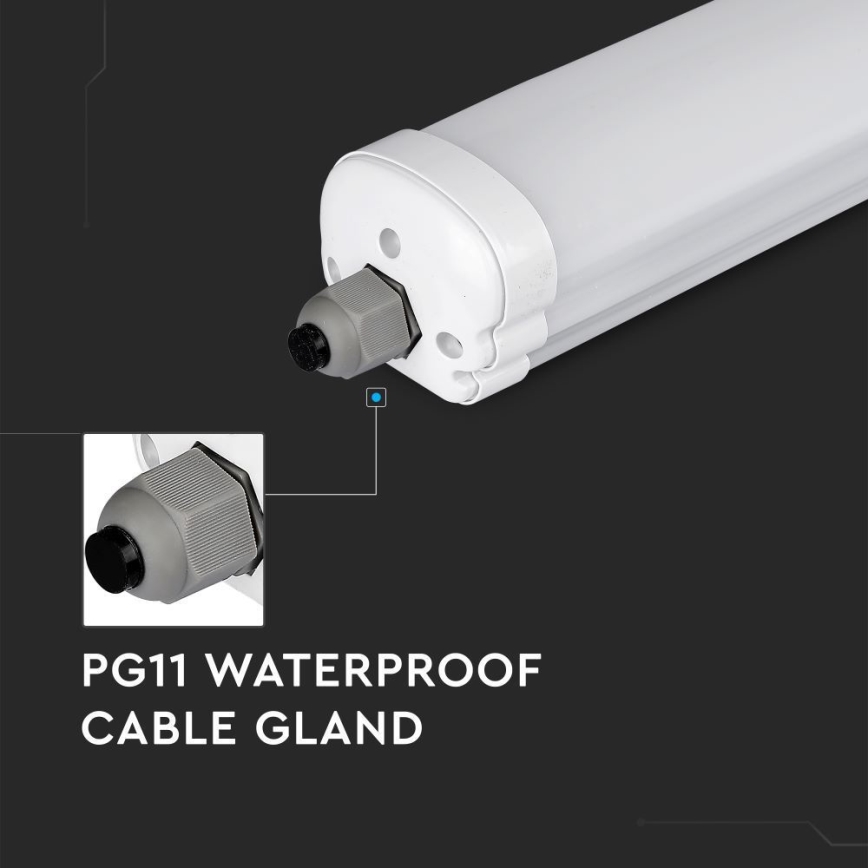 Φωτιστικό εργασίας φθορίου LED G-SERIES LED/18W/230V 6500K IP65 60 cm