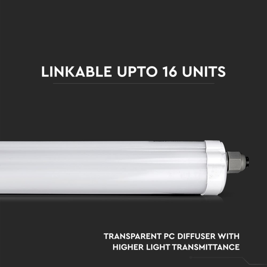 Φωτιστικό εργασίας φθορίου LED G-SERIES LED/18W/230V 6500K IP65 60 cm