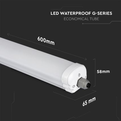 Φωτιστικό εργασίας φθορίου LED G-SERIES LED/18W/230V 6500K IP65 60 cm