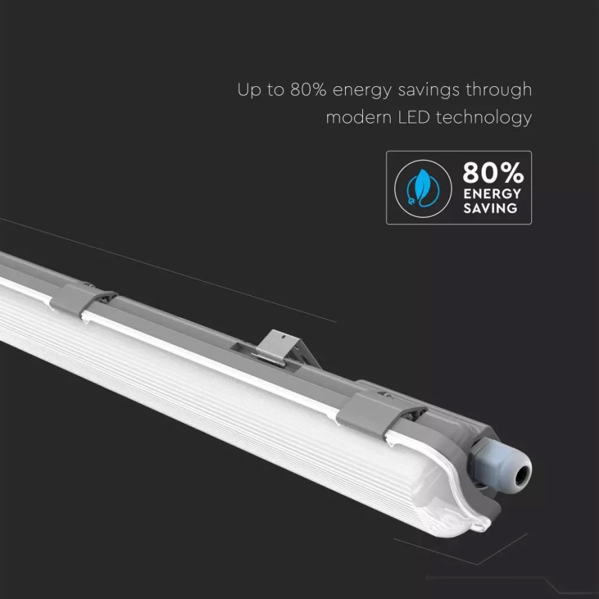 Φωτιστικό εργασίας φθορίου LED T8 1xG13/18W/230V 4000K 120cm IP65