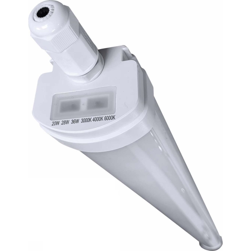 LED Dimming heavy-duty φθορισμού φωστικό VOLITER LED/20/28/36W/230V 3000/4000/6000K 120 cm IP65 λευκό