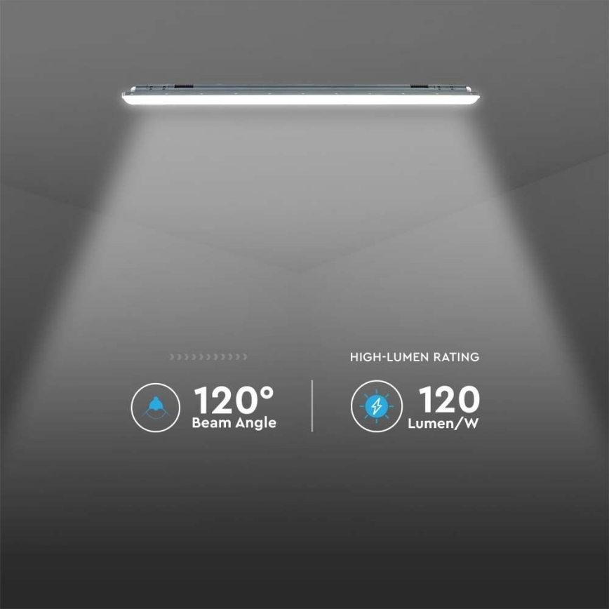 Φωτιστικό εργασίας φθορίου LED X-SERIES LED/48W/230V 6500K 150 cm IP65
