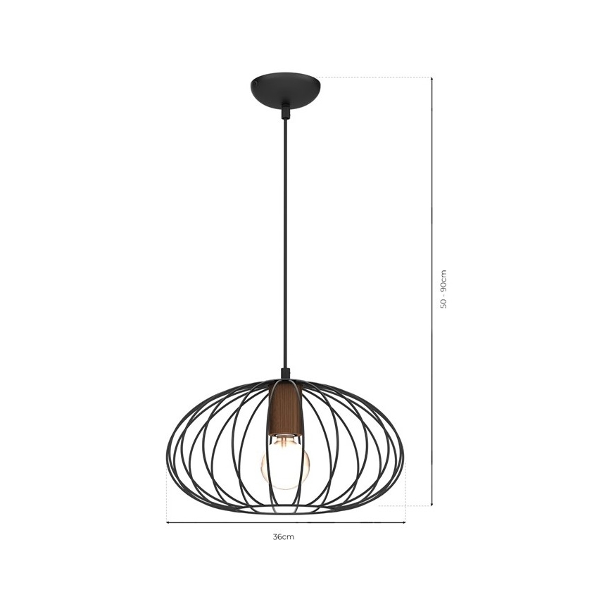 Φωτιστικό κρεμαστό MERIDIANO 1xE27/60W/230V