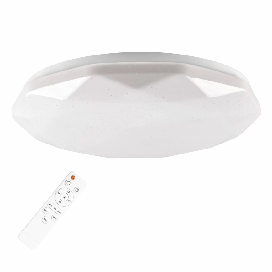 Φωτιστικό μπάνιου dimming LED GALAXY LED/48W/230V διάμετρος 38 cm 3000-6000K IP44 + τηλεχειριστήριο