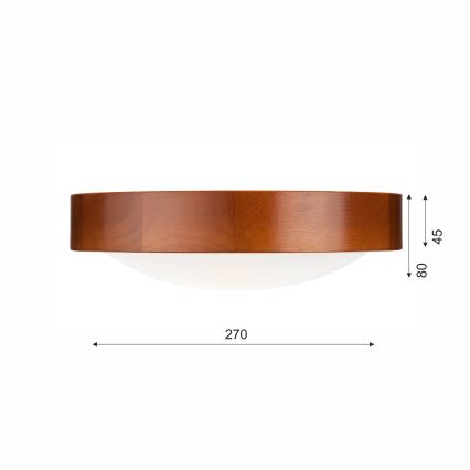 Φωτιστικό οροφής 1xE27/60W/230V πεύκο