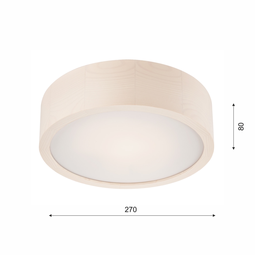 Φωτιστικό οροφής 1xE27/60W/230V πεύκο 