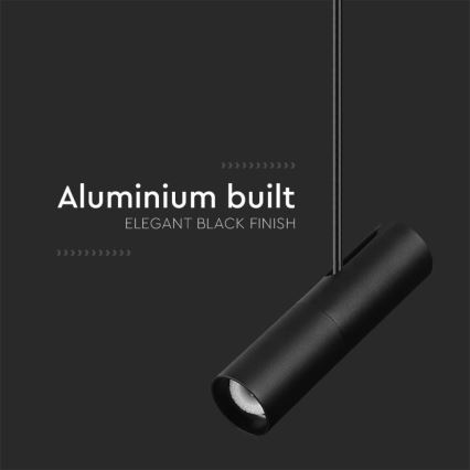 Φωτιστικό οροφής με βραχίονα 1xGU10/35W/230V μαύρο