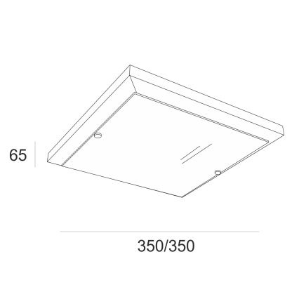 Φωτιστικό οροφής 2xE27/60W/230V οξιά - FSC πιστοποιημένο