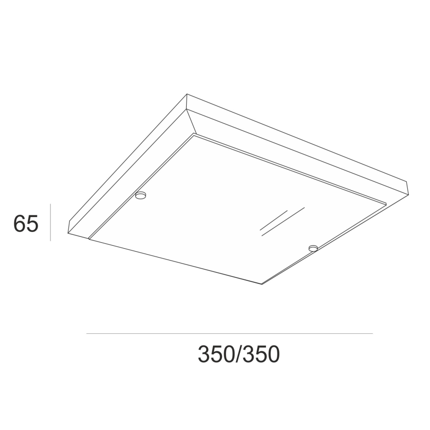 Φωτιστικό οροφής 2xE27/60W/230V οξιά - FSC πιστοποιημένο