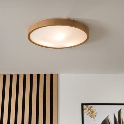 Φωτιστικό οροφής 3xE27/60W/230V δρυς