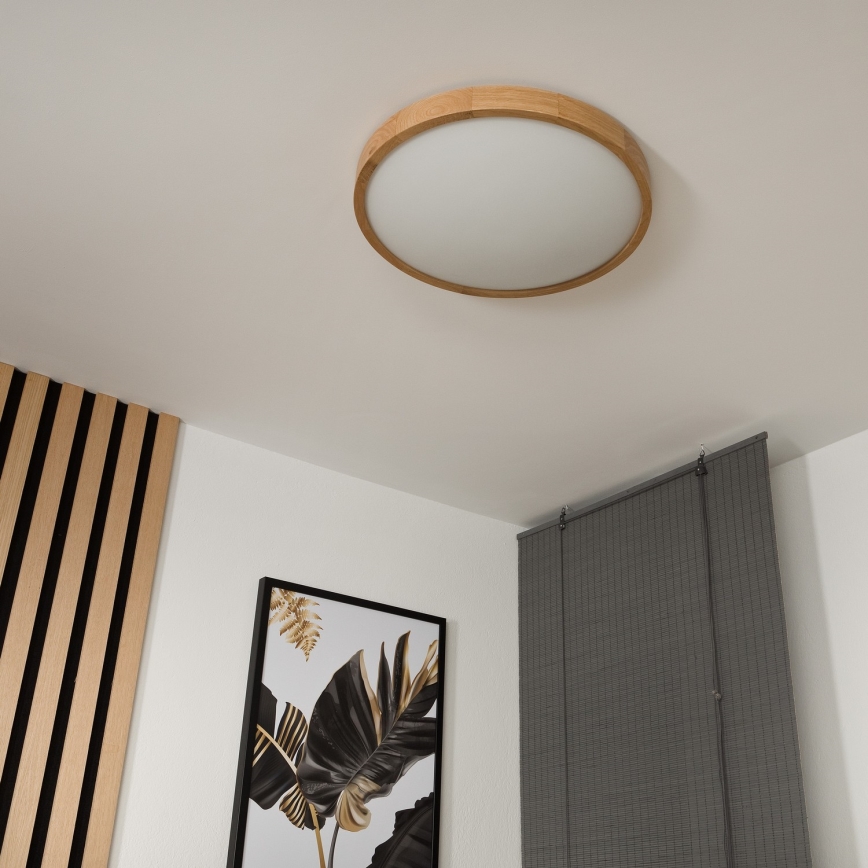 Φωτιστικό οροφής 3xE27/60W/230V δρυς