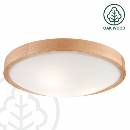 Φωτιστικό οροφής 3xE27/60W/230V δρυς