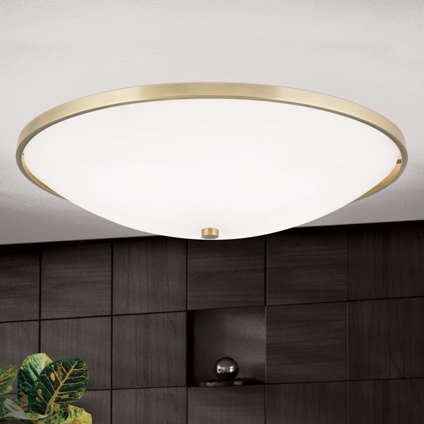 Φωτιστικό οροφής AIDA 5xE27/60W/230V διάμετρος 56,5 cm ορείχαλκος