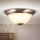 Φωτιστικό οροφής AUSTRIAN OLD LAMP 2xE27/60W/230V διάμετρος 27 cm μπρονζέ/μπεζ
