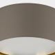 Φωτιστικό οροφής BILBAO 4xE27/15W/230V δ. 60 cm καφέ/χρυσό