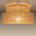 Φωτιστικό οροφής BOHO 1xE27/60W/230V διάμετρος 40 cm rattan