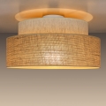 Φωτιστικό οροφής BOHO 1xE27/60W/230V διάμετρος 40 cm κρεμ/μπεζ